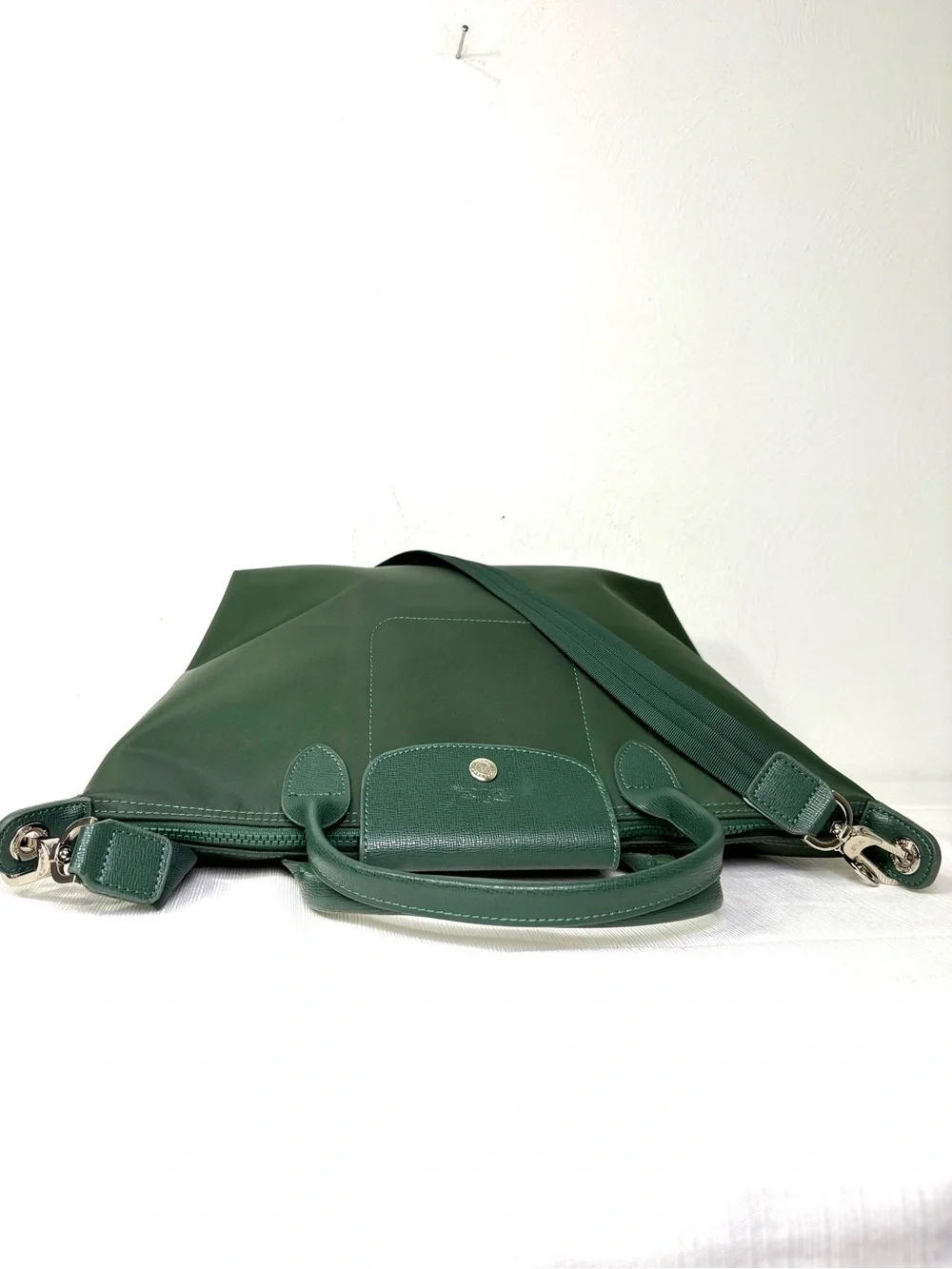 LONGCHAMP Le Pliage M Energy Forest Green Tote Bag Purse